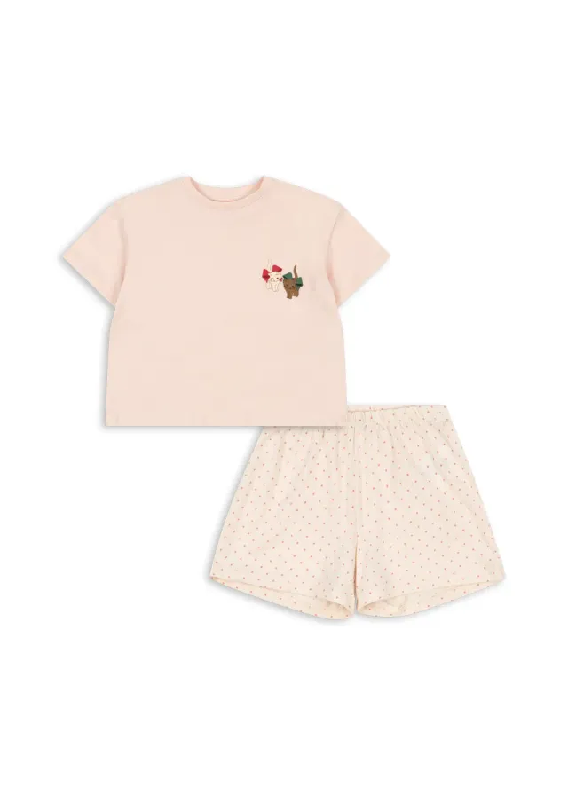 Konges Sløjd Famo Box Fit Set pirouette dot T-shirt shorts