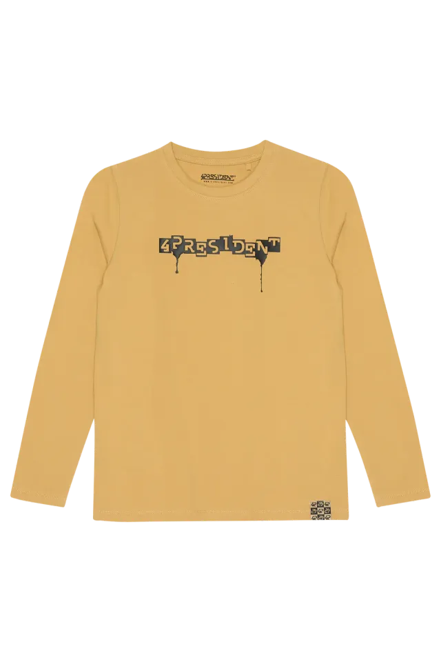 4PRESIDENT Alan Sand longsleeve jongens logo
