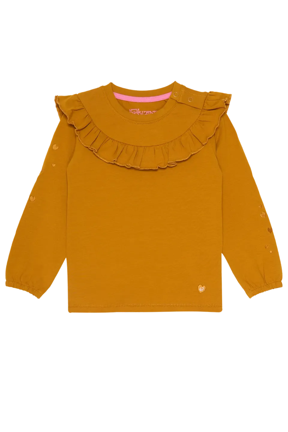 4President Babs meisjes longsleeve ruches katoen