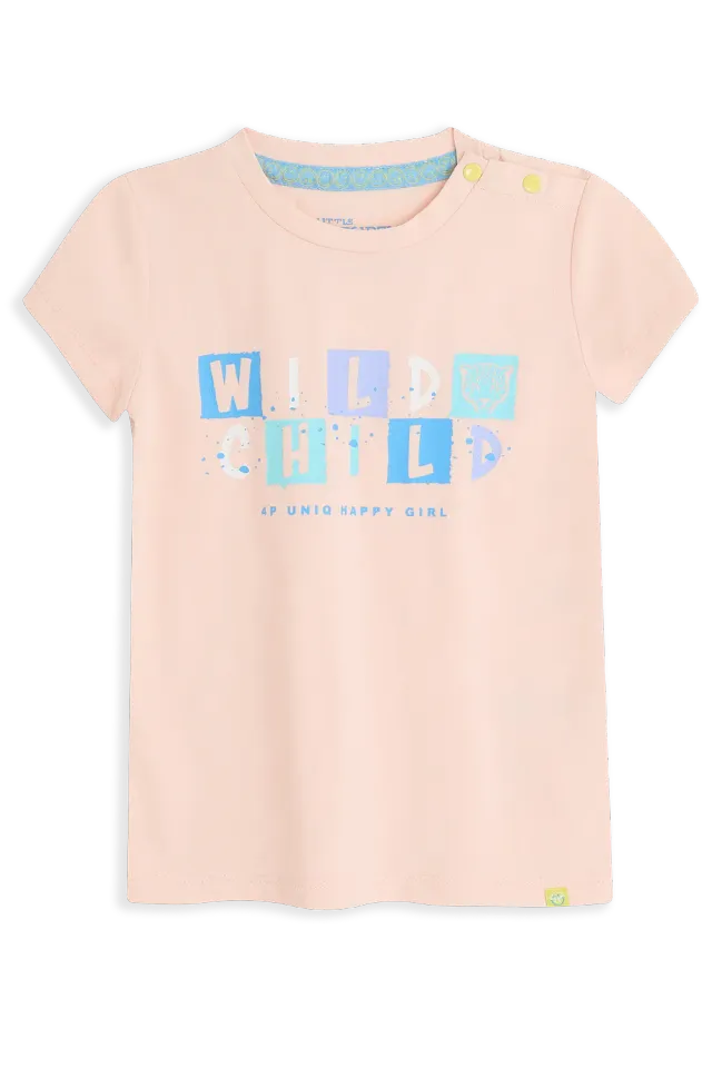 4PRESIDENT Roma t-shirt pink wild child katoen