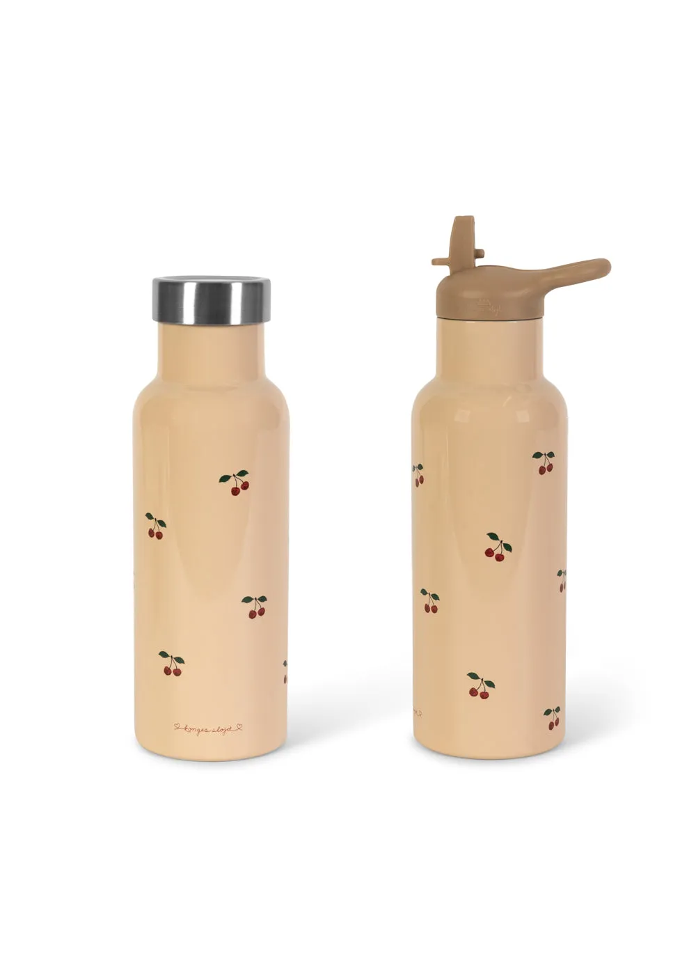 Konges Sløjd Thermofles 500ml cherry met rietje