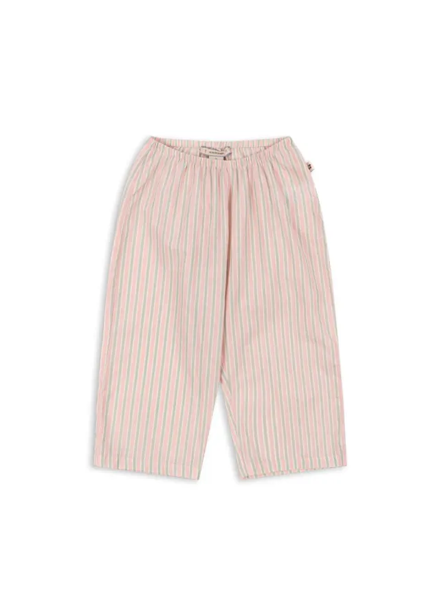 Konges Sløjd Luli broek blush stripe biokatoen