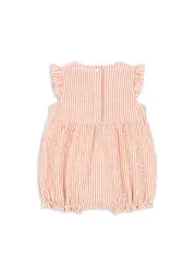 Konges Sløjd Ellie Ruche romper amour stripe biokatoen