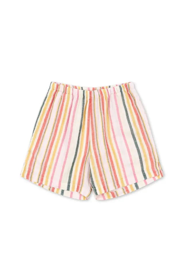 Konges Sløjd Venice korte broek malibu stripe biokatoen