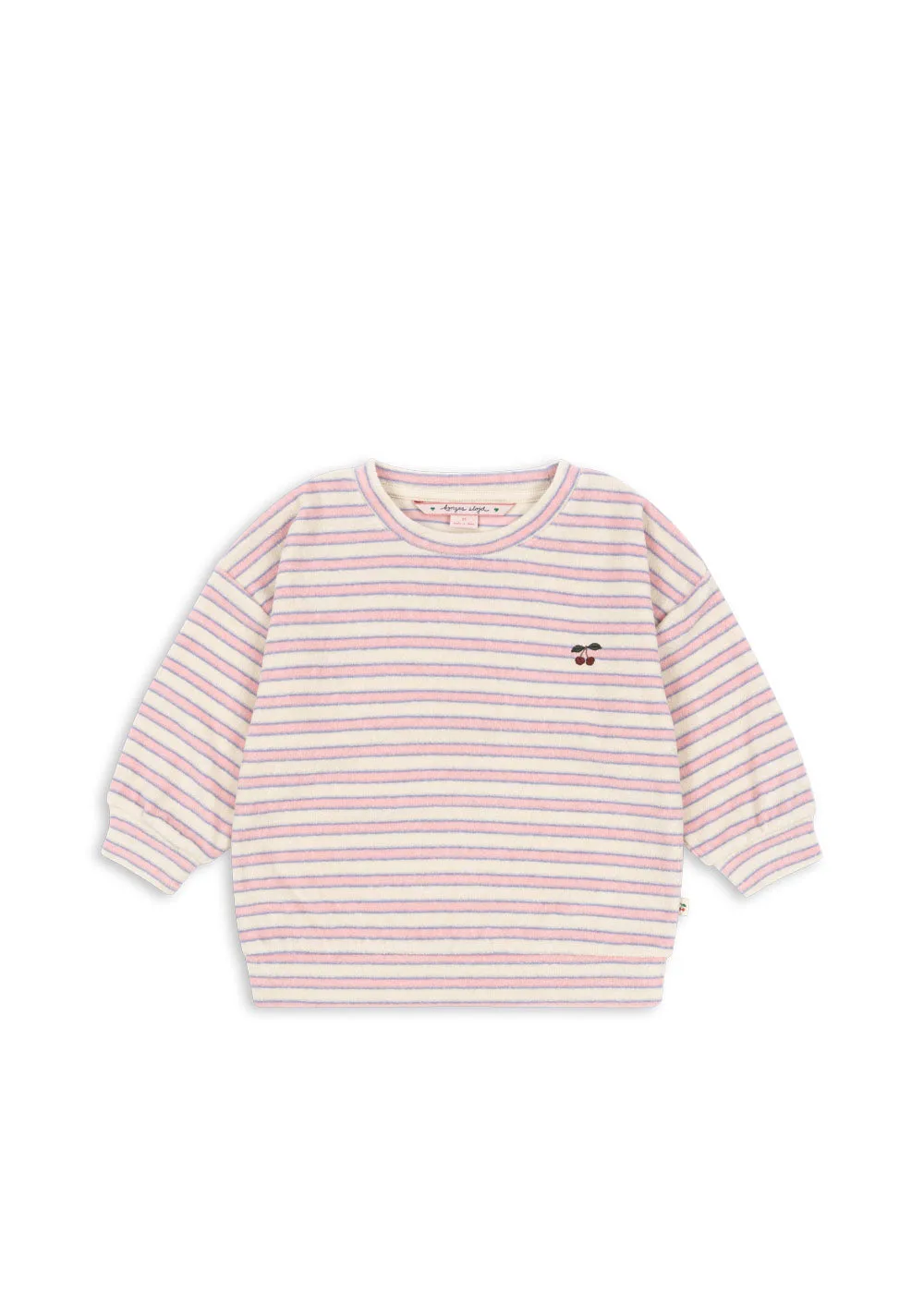 Konges Sløjd Itty sweater lolly stripe biokatoen