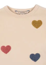 Konges Sløjd Lou Sweat Jurk multi heart biokatoen