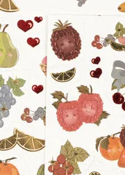 Konges Sløjd Tattoos Fruit plaktattoos 30 stuks huidvriendelijk