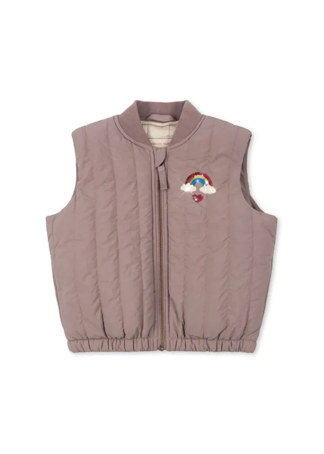 Konges Sløjd Juno bodywarmer twilight mauve thermo
