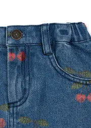 Konges Sløjd Magot rok Ma Grande Cerise denim