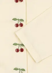 Konges Sløjd Evia Cherry overhemd cloud cream kers