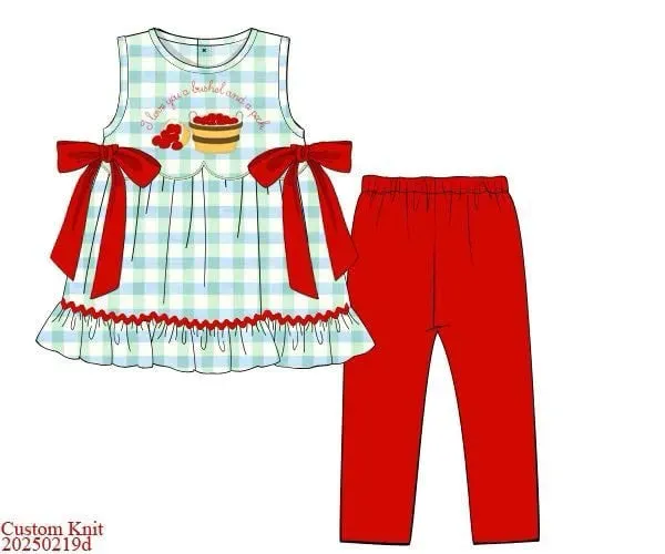 Busy Bee Smocks Bushel & Peck leggingset meisjes 3T
