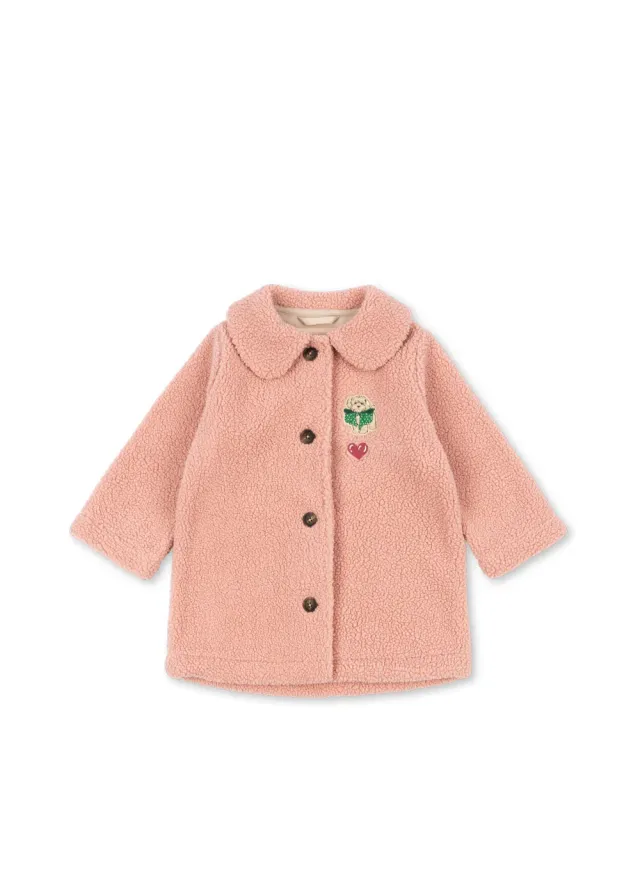 Konges Sløjd Jody fleece jas mellow rose zacht