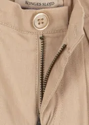 Konges Sløjd Frankie broek oxford tan biokatoen