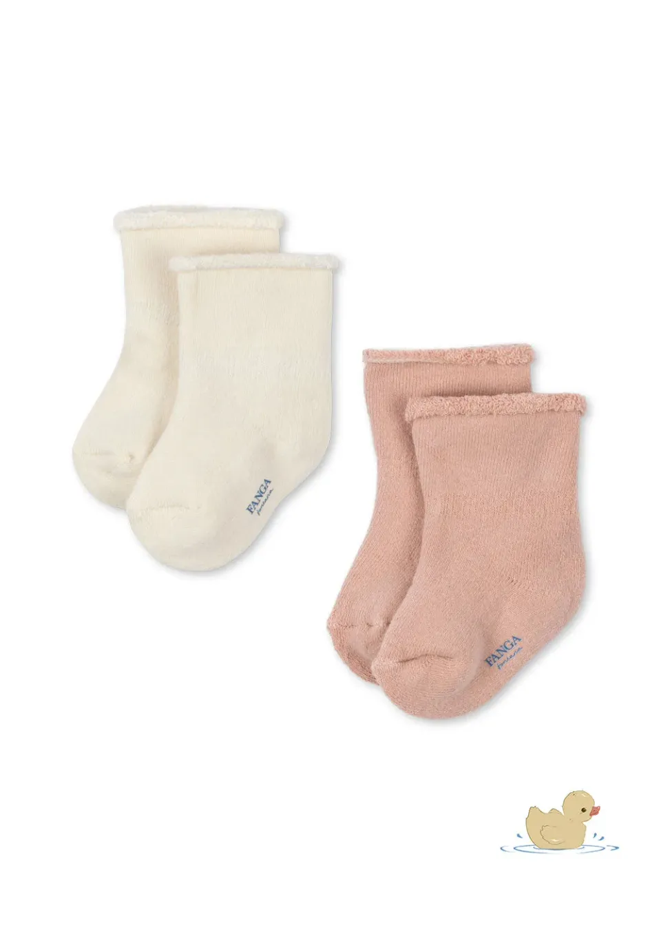 Konges Sløjd Vicino sokken cameo rose 2-pack badstof