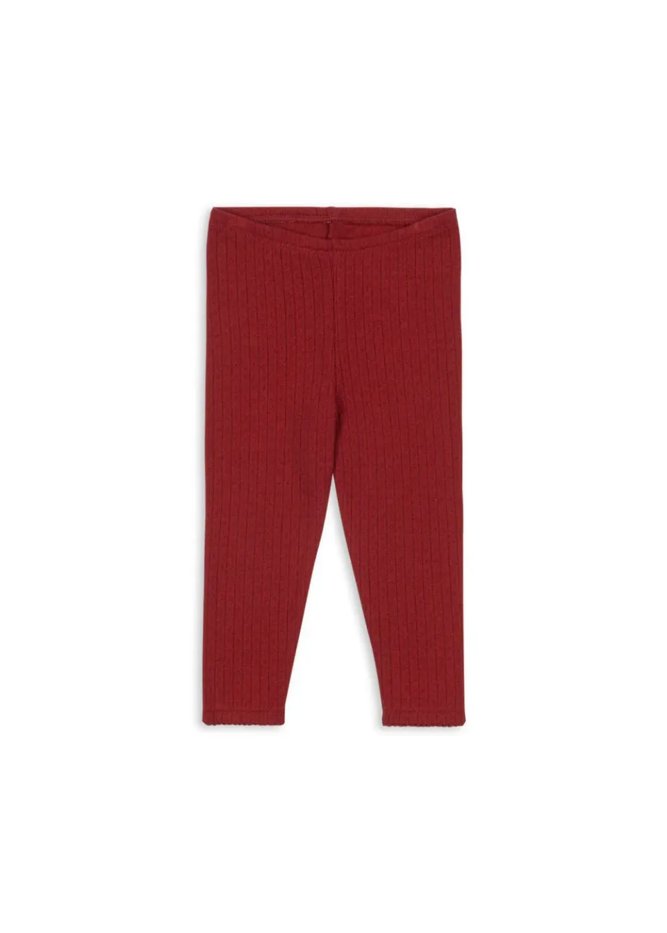 Konges Sløjd Minnie broek red dahlia biokatoen