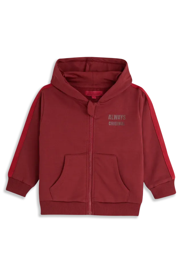 4President Glenn Red hoodie jongens katoen print