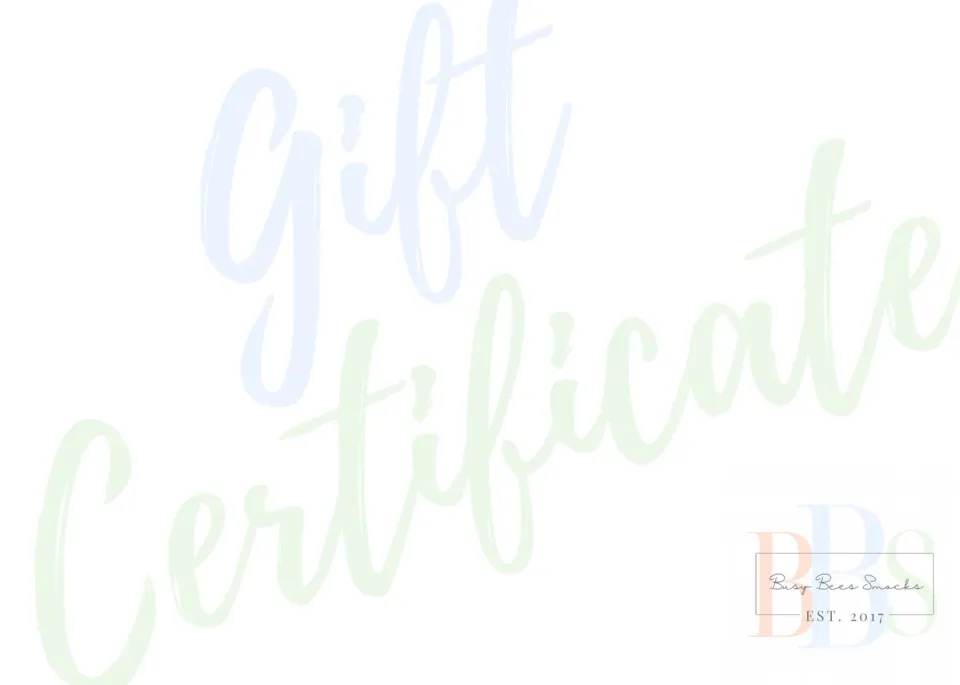 Busy Bee Smocks cadeaukaart 10 dollar digitaal kraamcadeau