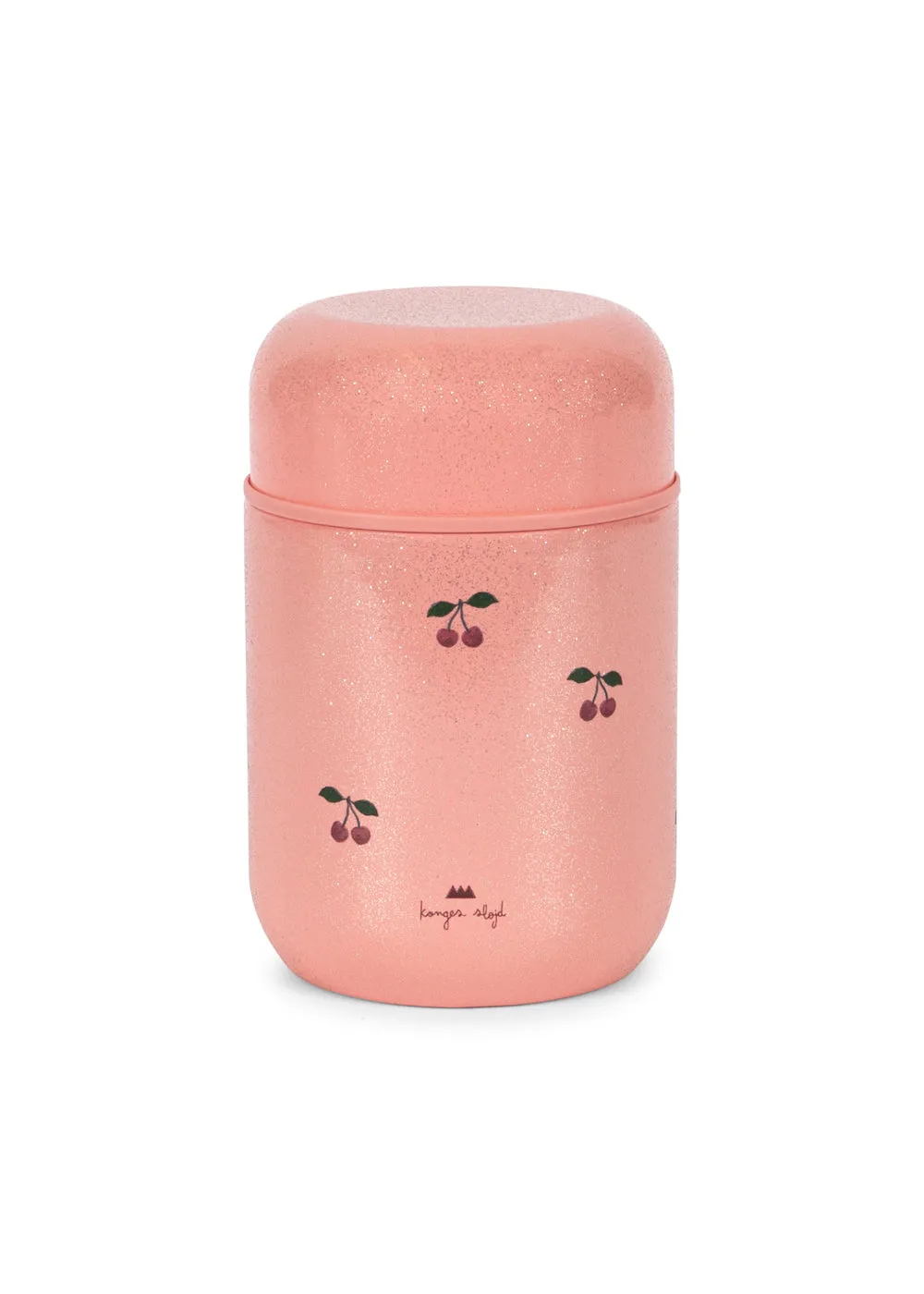 Konges Sløjd Glitter Thermo voedselpot cherry glitter