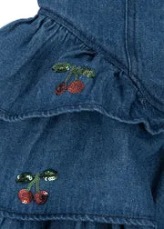 Konges Sløjd Elba Jurk denim blue biokatoen kersen