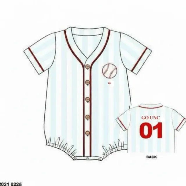 Busy Bee Smocks Play Ball Knut bubble 18M jersey GO UNC