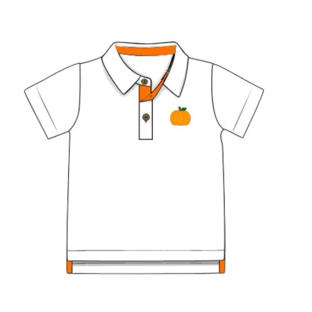 Busy Bee Smocks Hattie Pumpkins polo jongen herfst