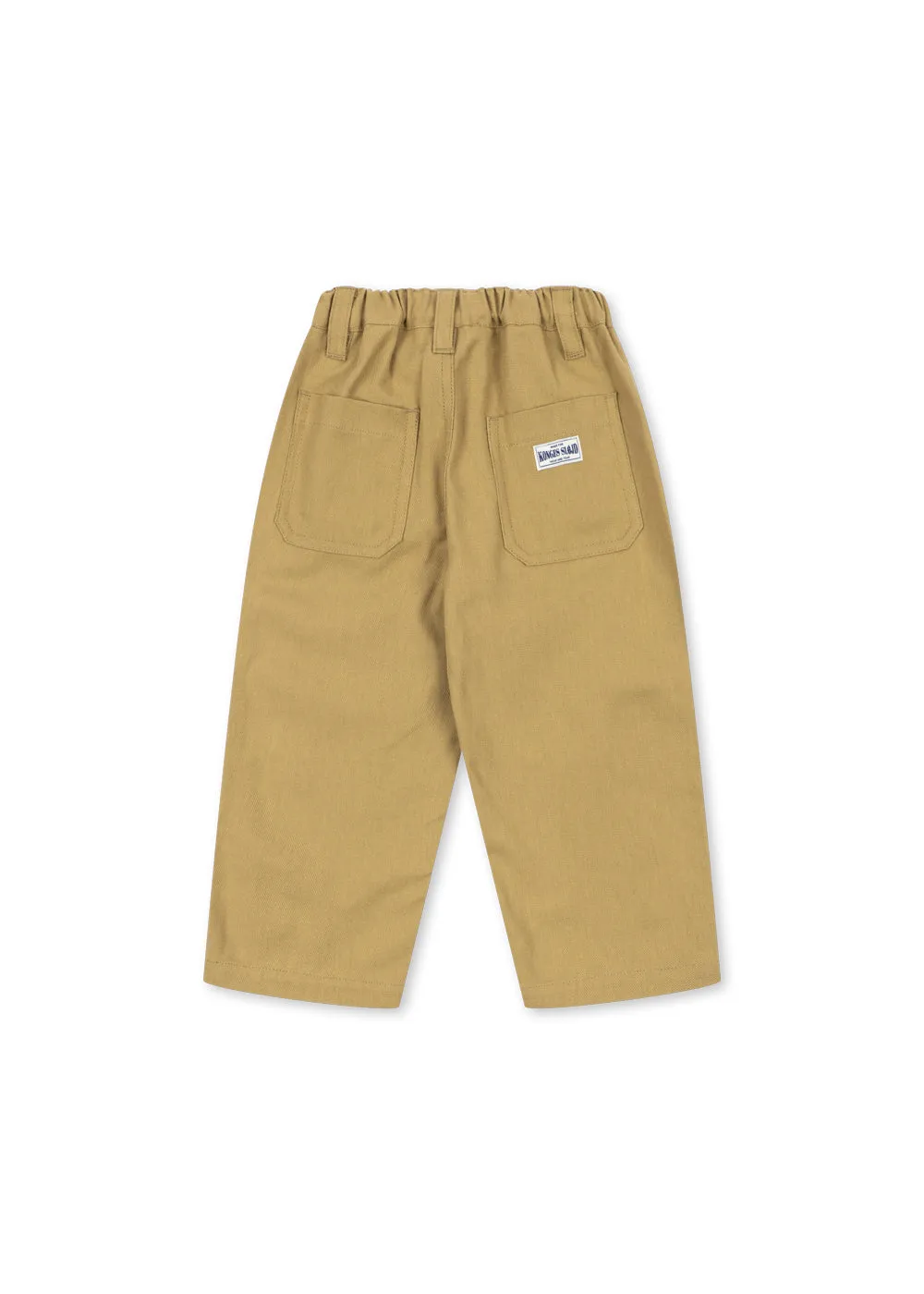 Konges Sløjd Frankie Broek khaki bio katoen keper