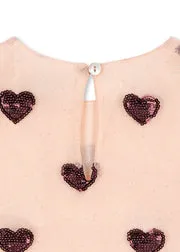Konges Sløjd Heartlily Jurk Amour Plum Pailletten Tule