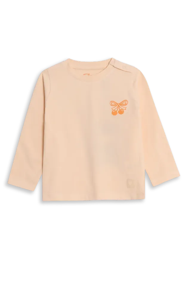 4President Eline Dawn shirt lange mouw blauw katoen