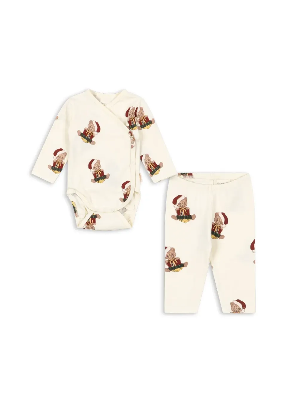 Konges Sløjd Basic newborn kledingset teddy bear biokatoen