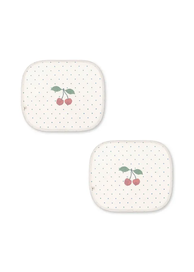 Konges Sløjd auto zonnescherm 2-pack navy dot