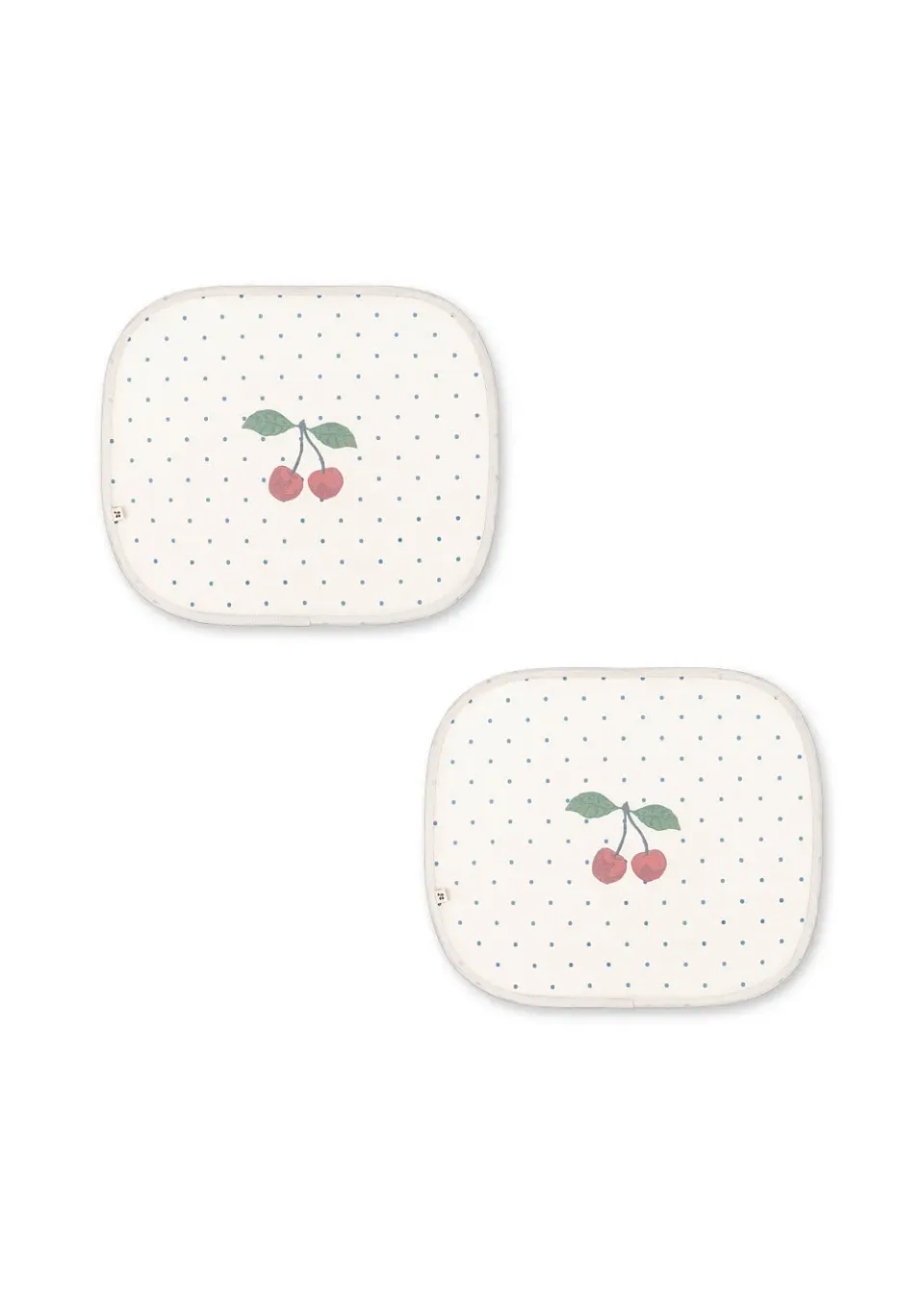 Konges Sløjd auto zonnescherm 2-pack navy dot