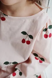 Konges Sløjd Drey Blouse Ma Grande Cerise Peony Katoen