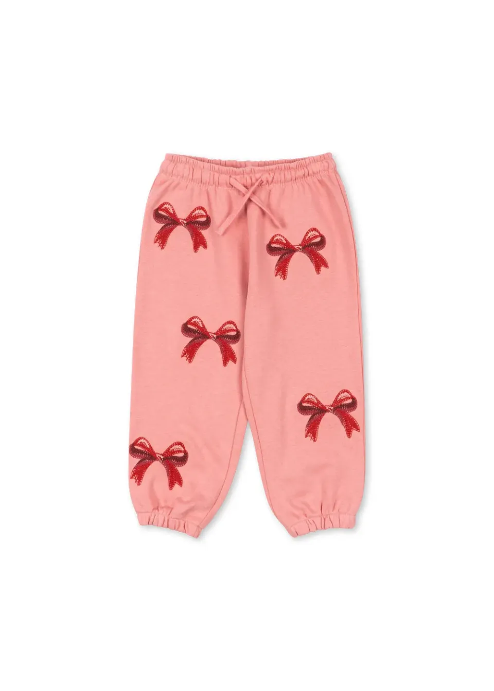 Konges Sløjd Lou Bow joggingbroek strawberry ice katoen