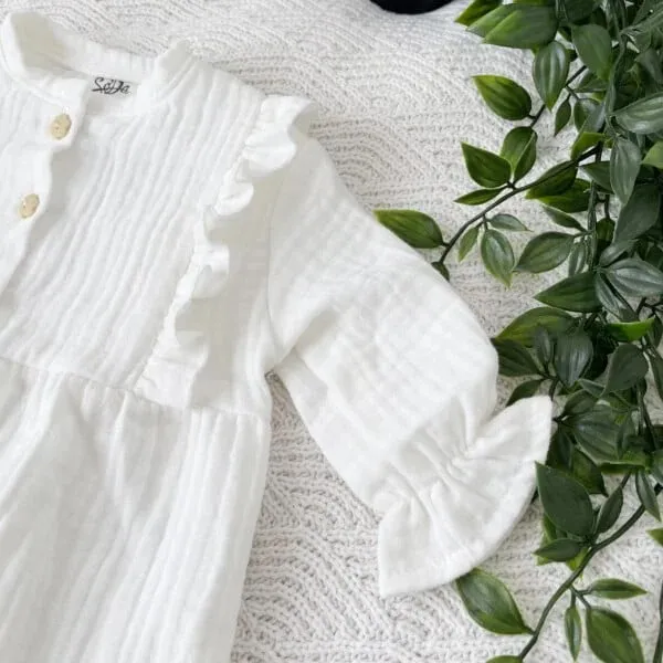 SODA FASHION Blouse mousseline offwhite baby