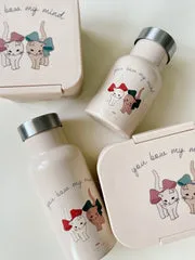 Konges Sløjd Bow Kitty thermofles 350 ml rvs