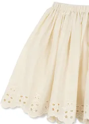 Konges Sløjd Posey rok antique white broderie kers