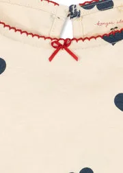 Konges Sløjd Drey Blouse shirt cuore tricolore biokatoen