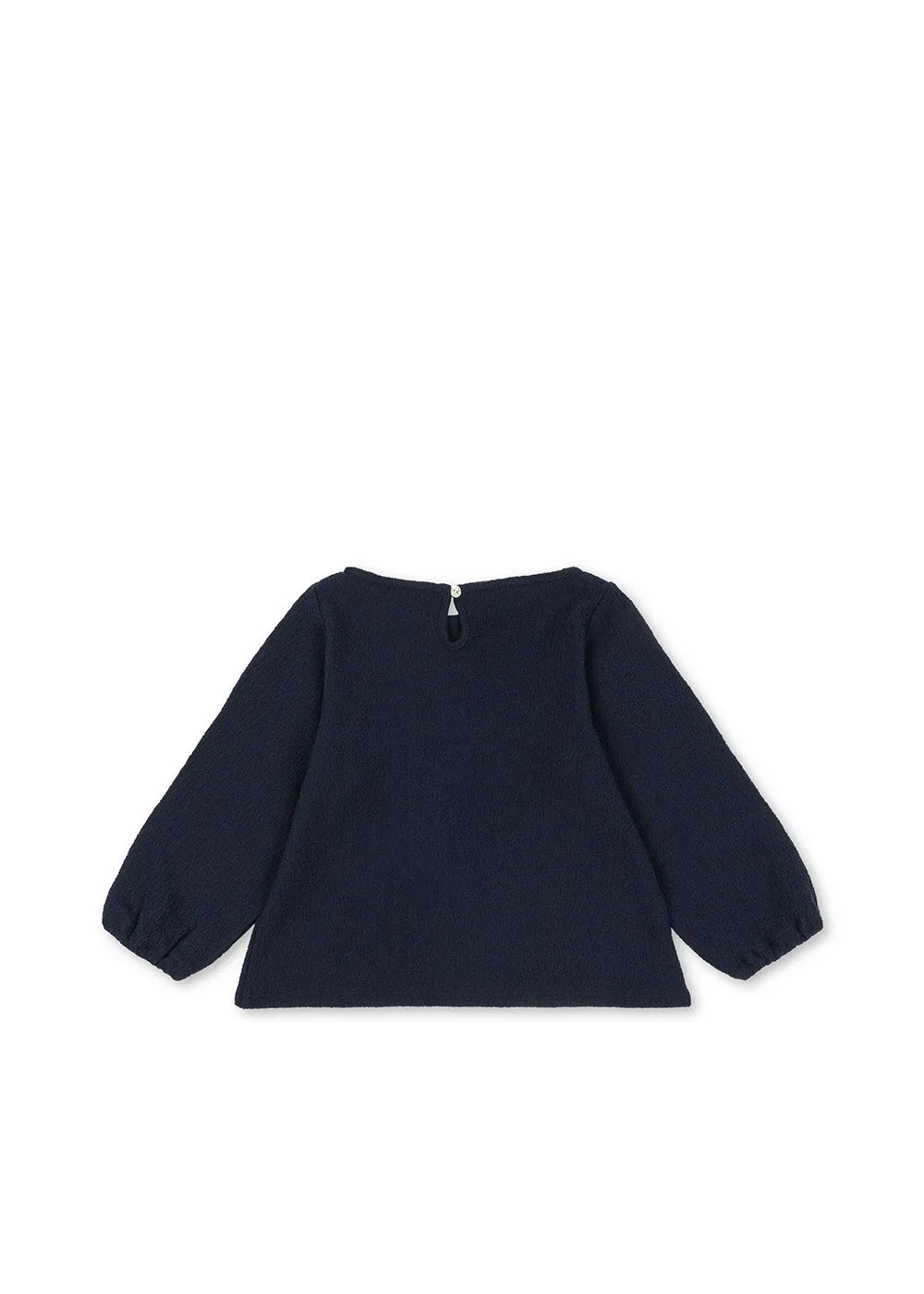 Konges Sløjd Romy shirt dark navy biokatoen kers