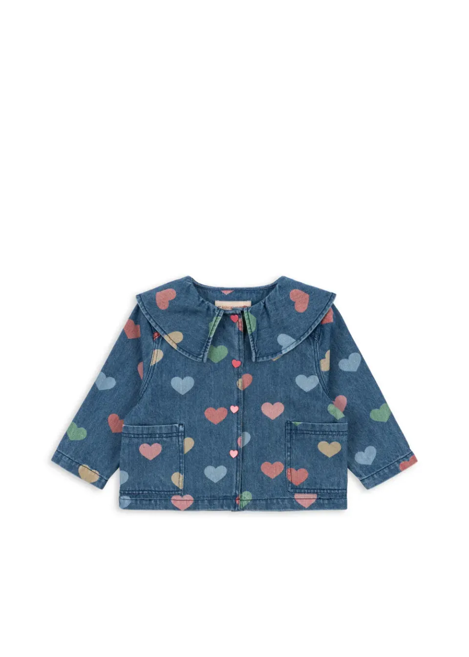 Konges Sløjd Magot blouse bon coeur coloré biokatoen