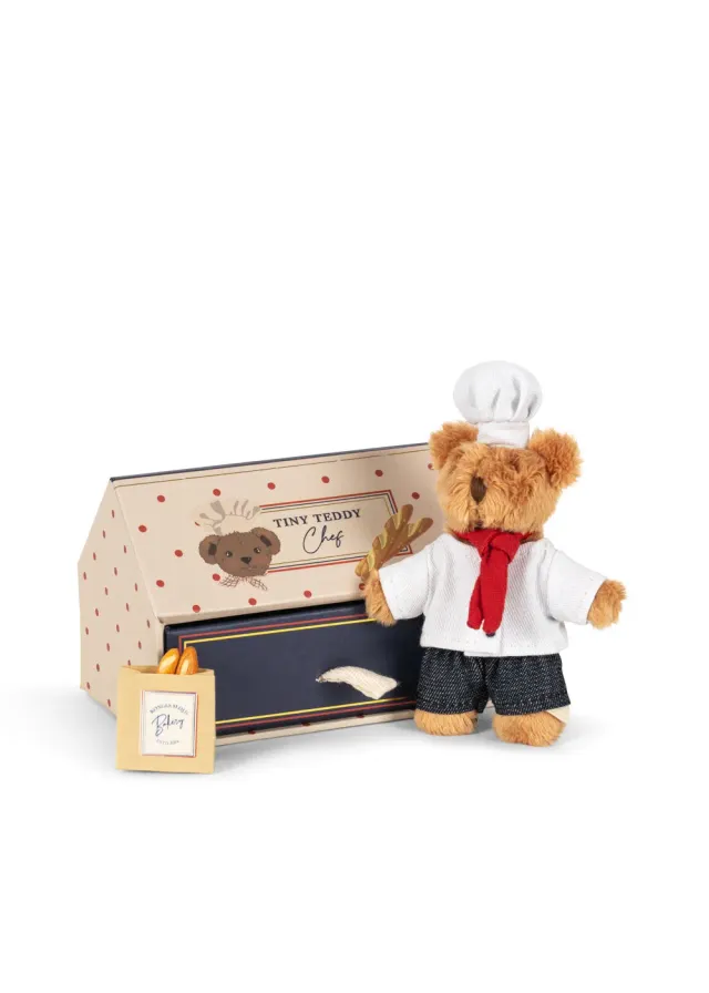 Konges Sløjd Tiny Teddy Baker knuffel multi