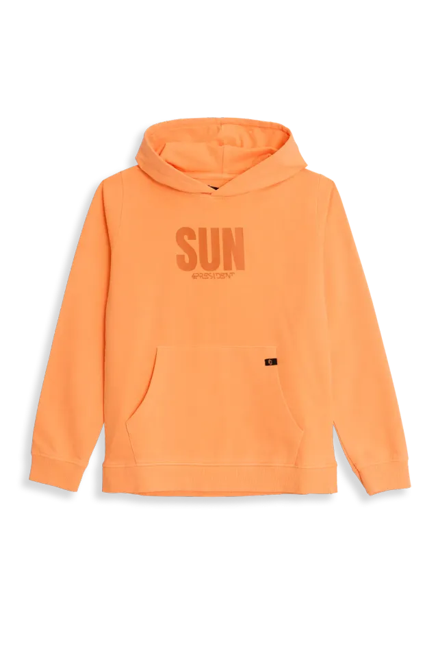 4President Ruben hoodie donkeroranje jongens surf