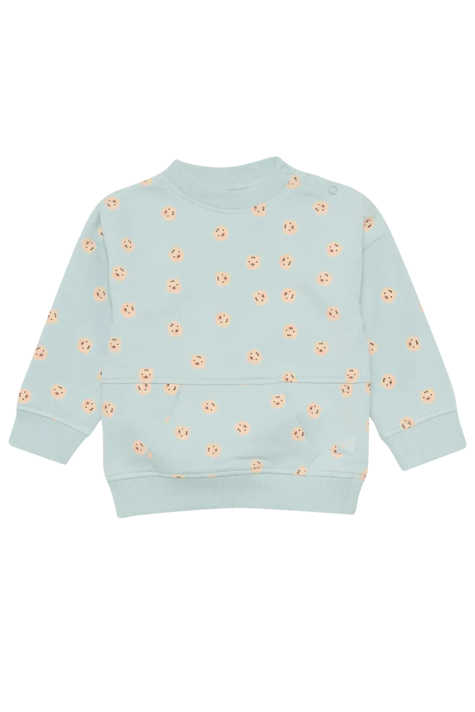 4PRESIDENT Zeki Light Blue sweater ijsbeertjes katoen