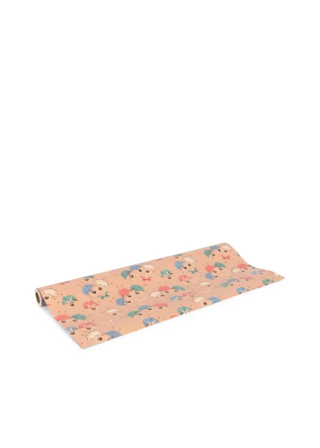 Konges Sløjd Bow Ballerina Blush inpakpapier 10 meter dubbelzijdig