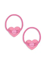Konges Sløjd Vilma haarelastiekjes bow kitty 2-pack strik