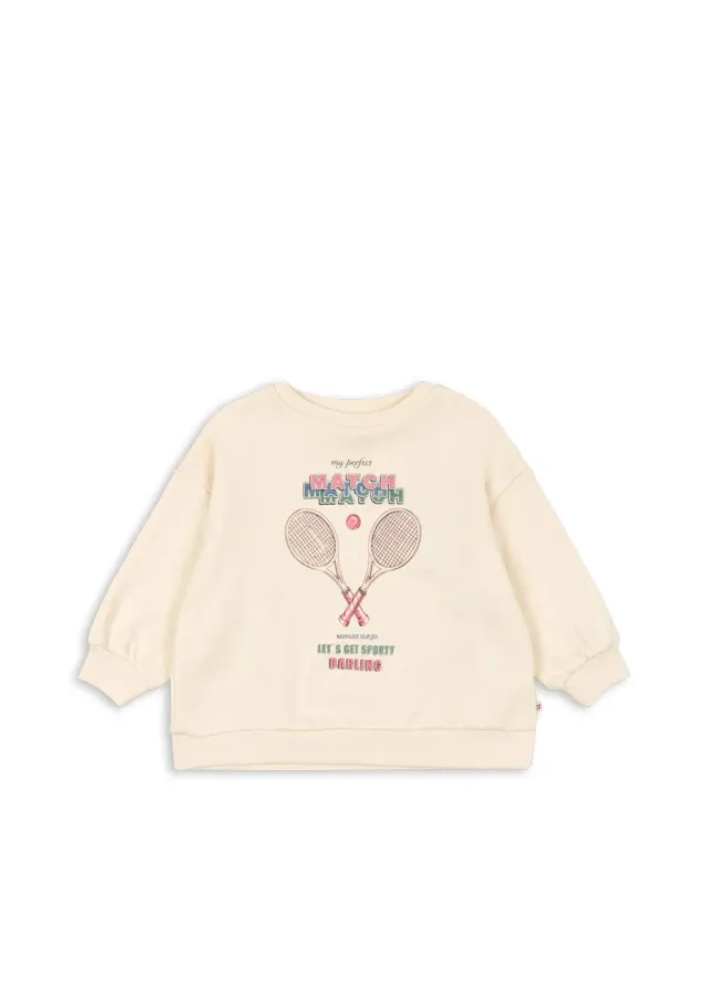 Konges Sløjd Loupy Lou sweater buttercream katoen
