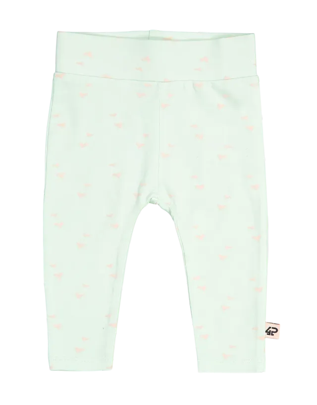 4PRESIDENT Lily Mint AOP legging baby katoen
