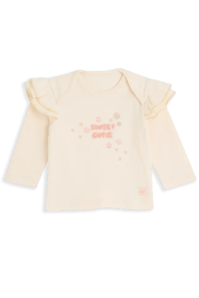 4President Ymke longsleeve roze chenille baby