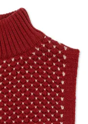 Konges Sløjd Strawberry nekwarmer true red merinowol