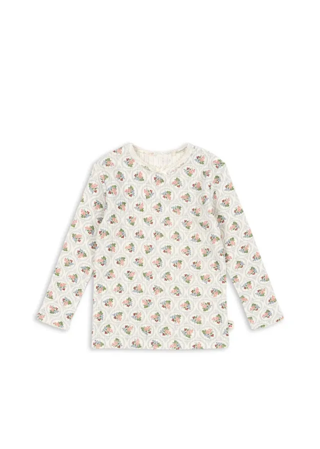 Konges Sløjd Minnie blouse verona blues biokatoen