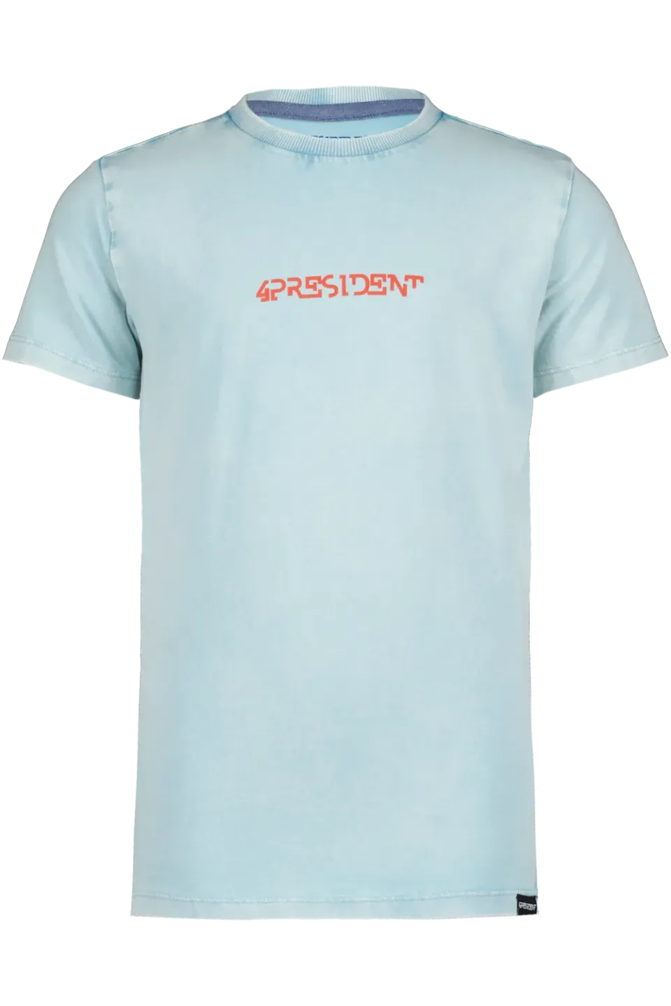 4President Thomas t-shirt blauw katoen jongens